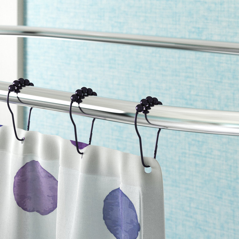 Wayfair Basics® Metal Beaded Roller Shower Curtain Rings & Reviews